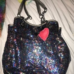 Sequin betsey Johnson purse